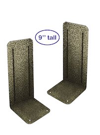 Acrimet Jumbo Platinum Bookends 9″ Black Gold